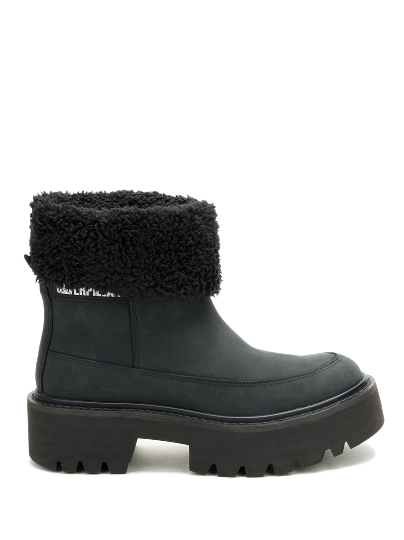 BOTIN CUERO MUJER COLORADO MAX ROLL DO NEGRO CAT - 2