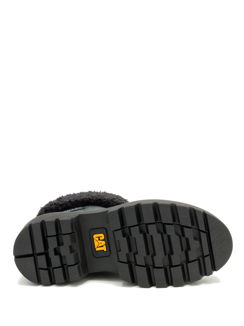 BOTIN CUERO MUJER COLORADO MAX ROLL DO NEGRO CAT - 8
