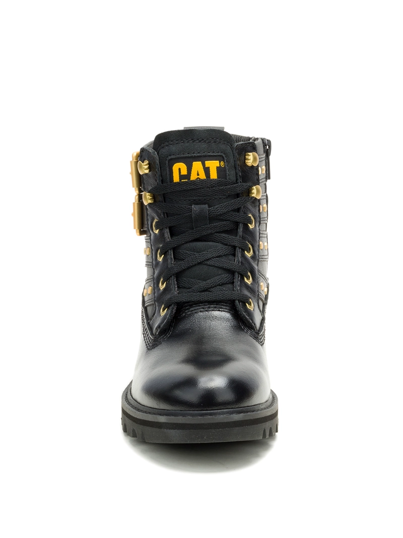 BOTIN CUERO MUJER GRADER WS EMBELLISH NEGRO CAT - 5