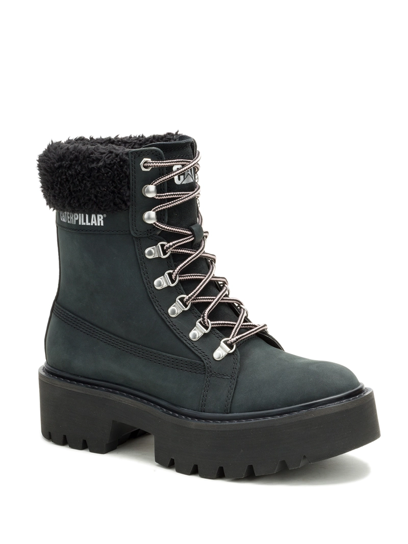 BOTIN CUERO MUJER COLORADO MAX HIKER NEGRO CAT - 1
