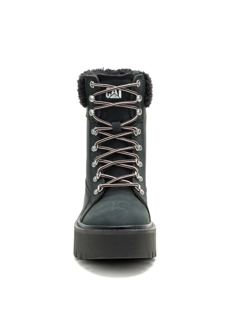 BOTIN CUERO MUJER COLORADO MAX HIKER NEGRO CAT - 5