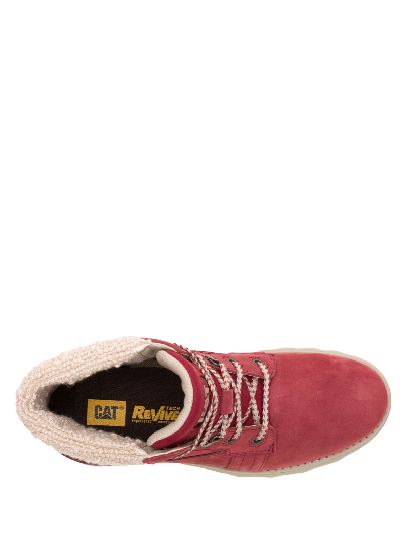 BOTIN CUERO MUJER FANDOM ROJO CAT - 7