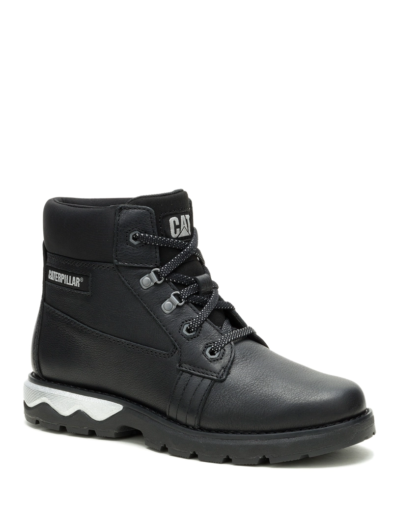 BOTIN CUERO MUJER FANDOM NEGRO CAT - 1