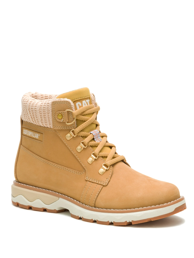 BOTIN CUERO MUJER FANDOM BEIGE CAT - 1