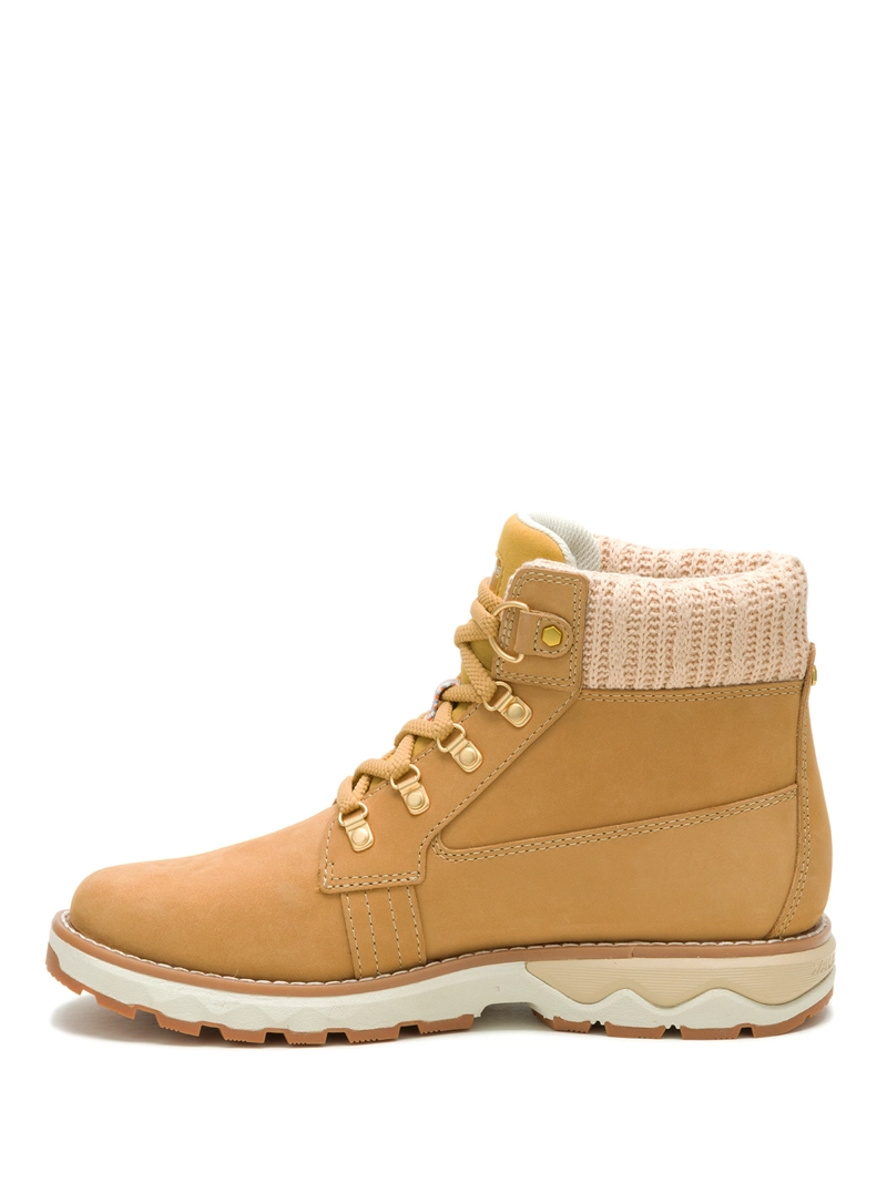 BOTIN CUERO MUJER FANDOM BEIGE CAT - 4