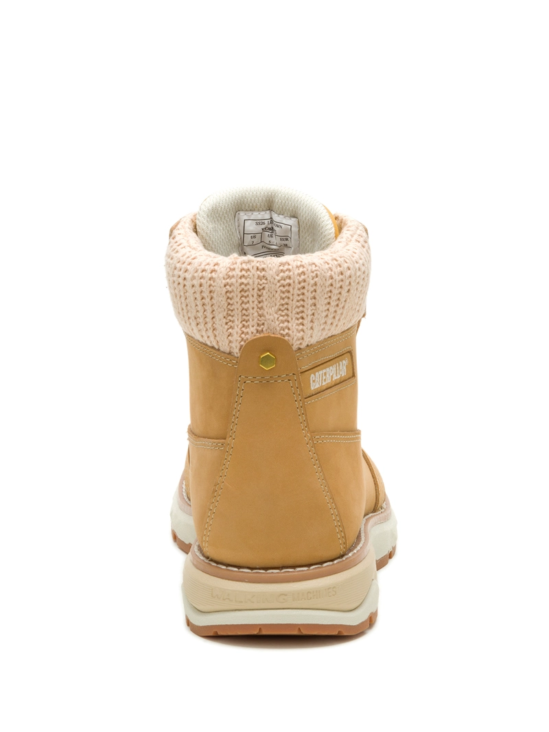 BOTIN CUERO MUJER FANDOM BEIGE CAT - 6