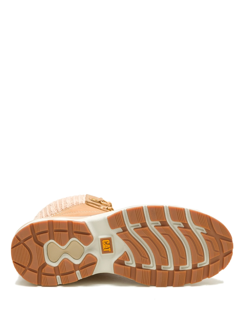 BOTIN CUERO MUJER FANDOM BEIGE CAT - 8