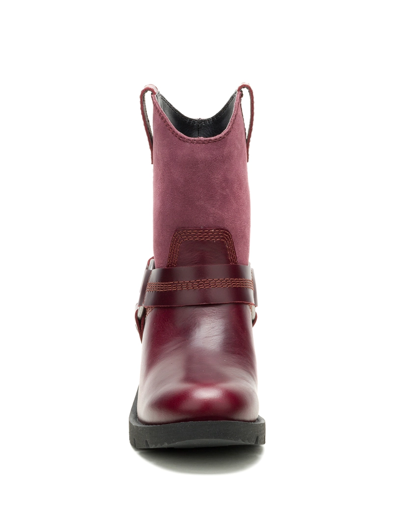 BOTA CUERO MUJER REWRITE HARNESS BURDEO CAT - 5