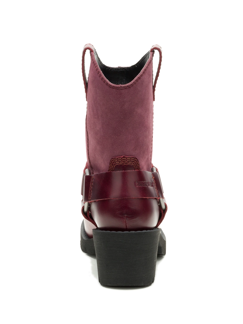 BOTA CUERO MUJER REWRITE HARNESS BURDEO CAT - 6