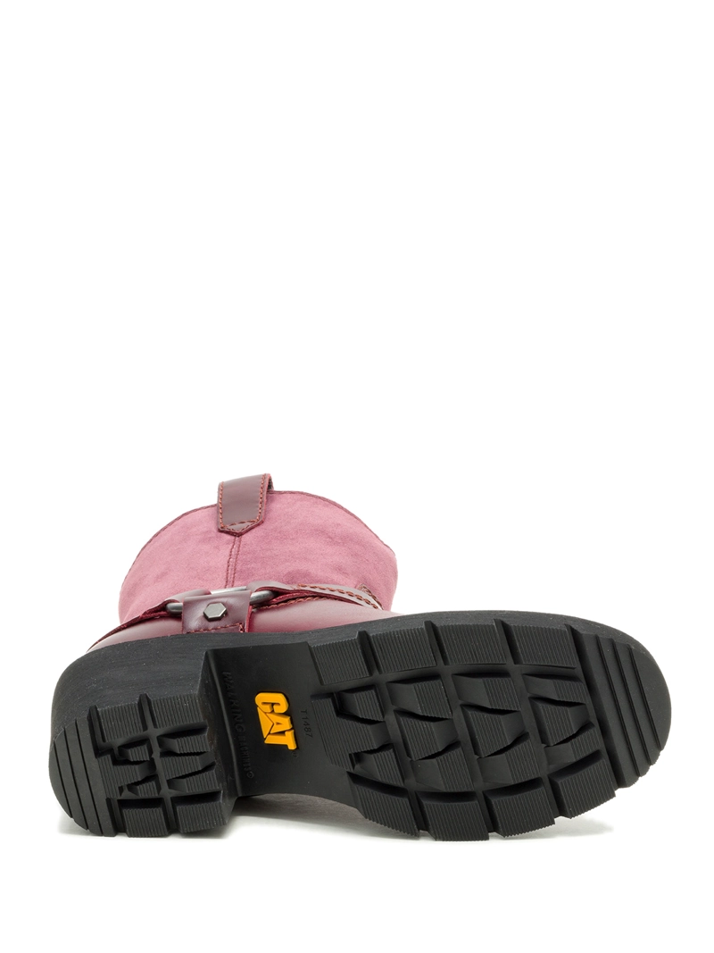 BOTA CUERO MUJER REWRITE HARNESS BURDEO CAT - 8