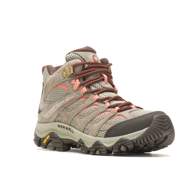 BOTIN MUJER MOAB 3 MID WATERPROOF CAFE  CLARO MERRELL - 4