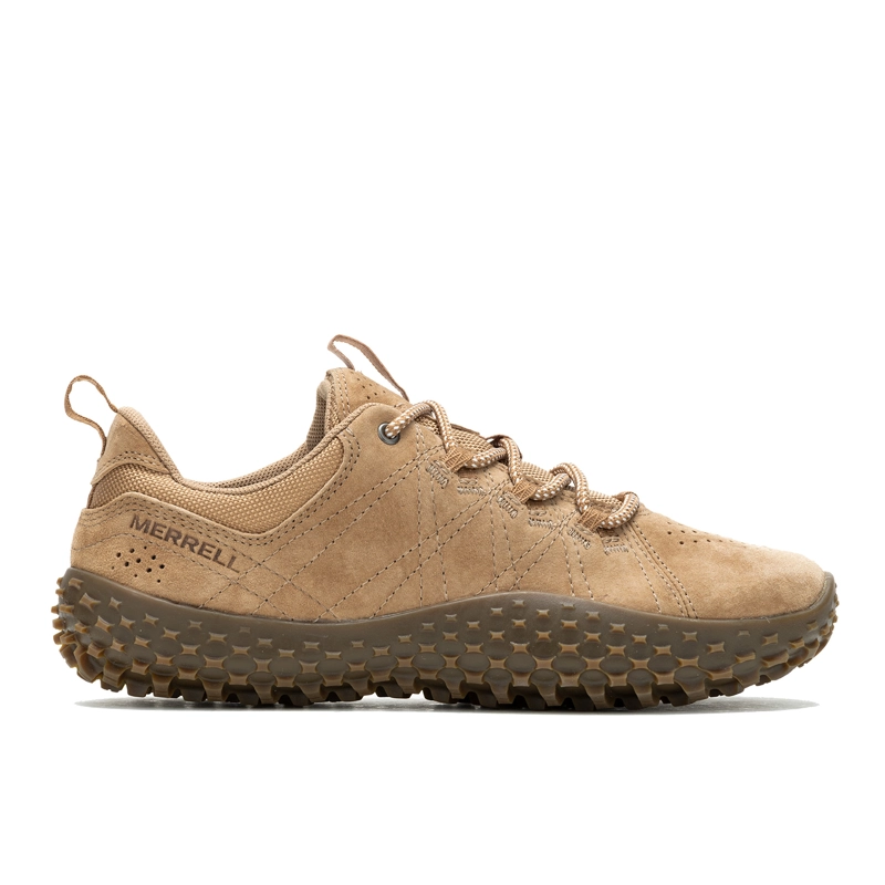 ZAPATILLA CUERO MUJER WRAPT CAFE  CLARO MERRELL - 1