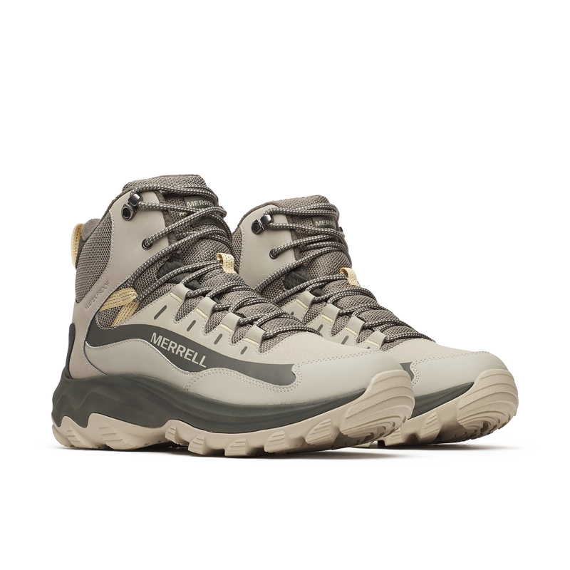 BOTIN HOMBRE THERMO CHILL 2 MID WATERPROOF CAFE  CLARO MERRELL - 4