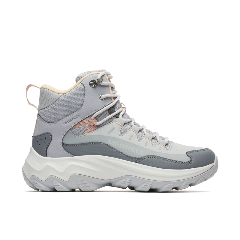 BOTIN CUERO MUJER THERMO CHILL 2 MID WATERPROOF GRIS MERRELL - 1