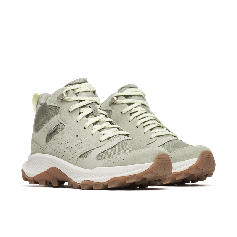 BOTIN CUERO MUJER TEMPO SOL MID WATERPROOF VERDE CLARO MERRELL - 4