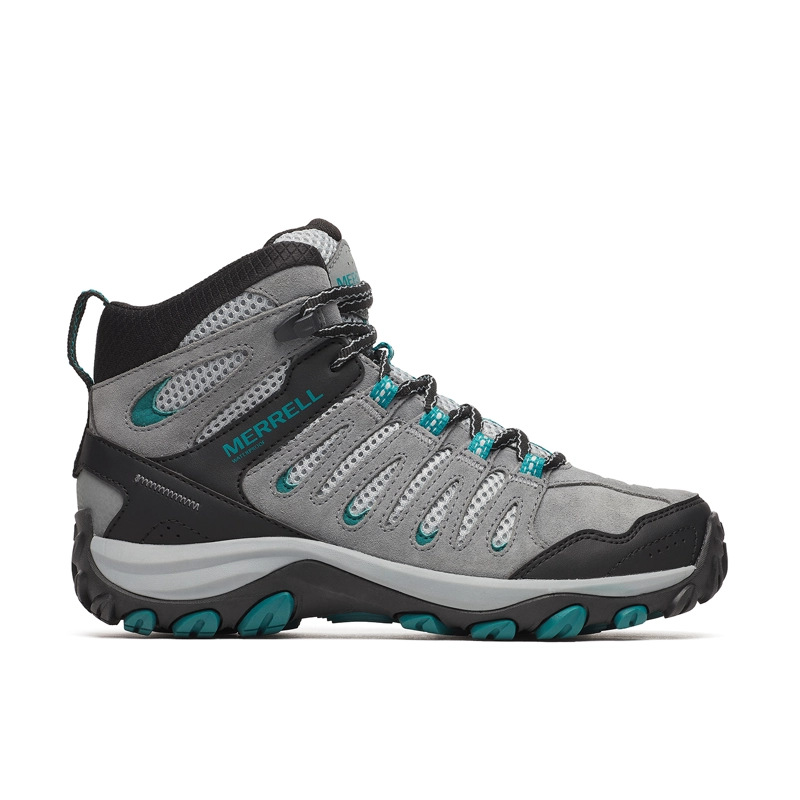 BOTIN MUJER CROSSLANDER 3 MID WATERPROOF GRIS MERRELL - 1