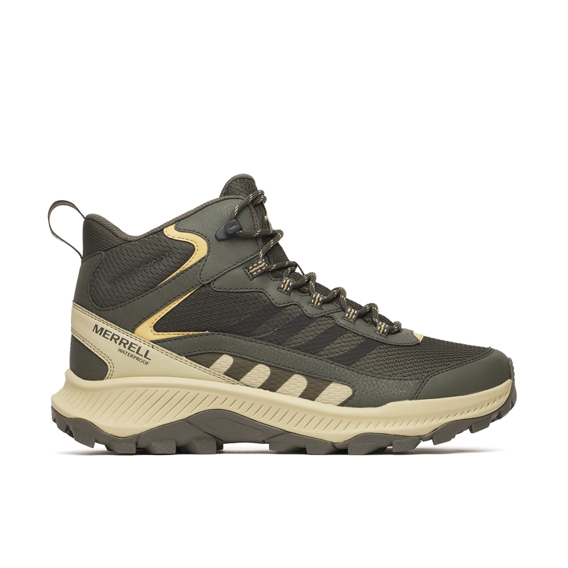 BOTIN HOMBRE SPEED STRIKE 2 MID WPROOF VERDE MERRELL - 1