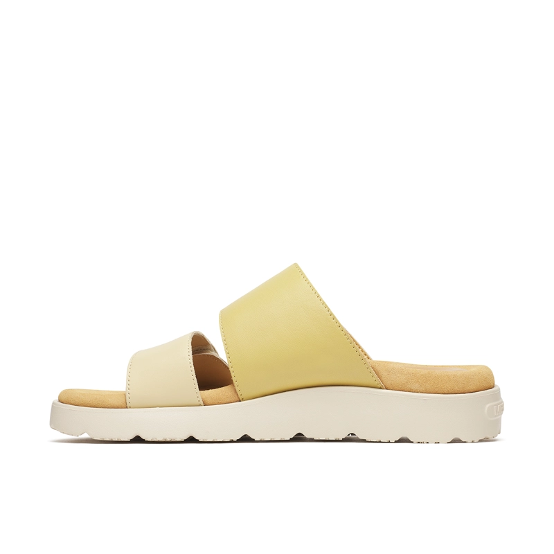 SANDALIA CUERO MUJER FLEUR LEATHER SLIDE BEIGE MERRELL - 2