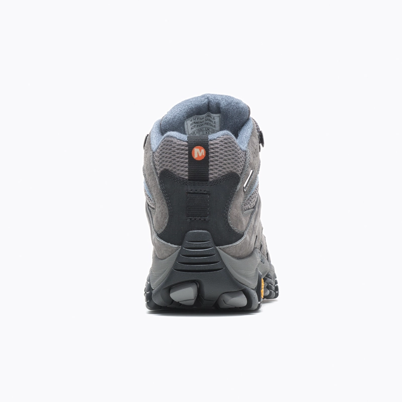 BOTIN CUERO MUJER MOAB 3 MID WATERPROOF GRIS MERRELL - 6