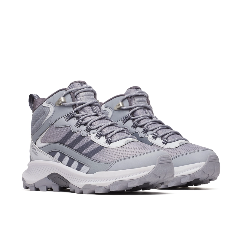 BOTIN MUJER SPEED STRIKE 2 MID WATERPROOF GRIS MERRELL - 4