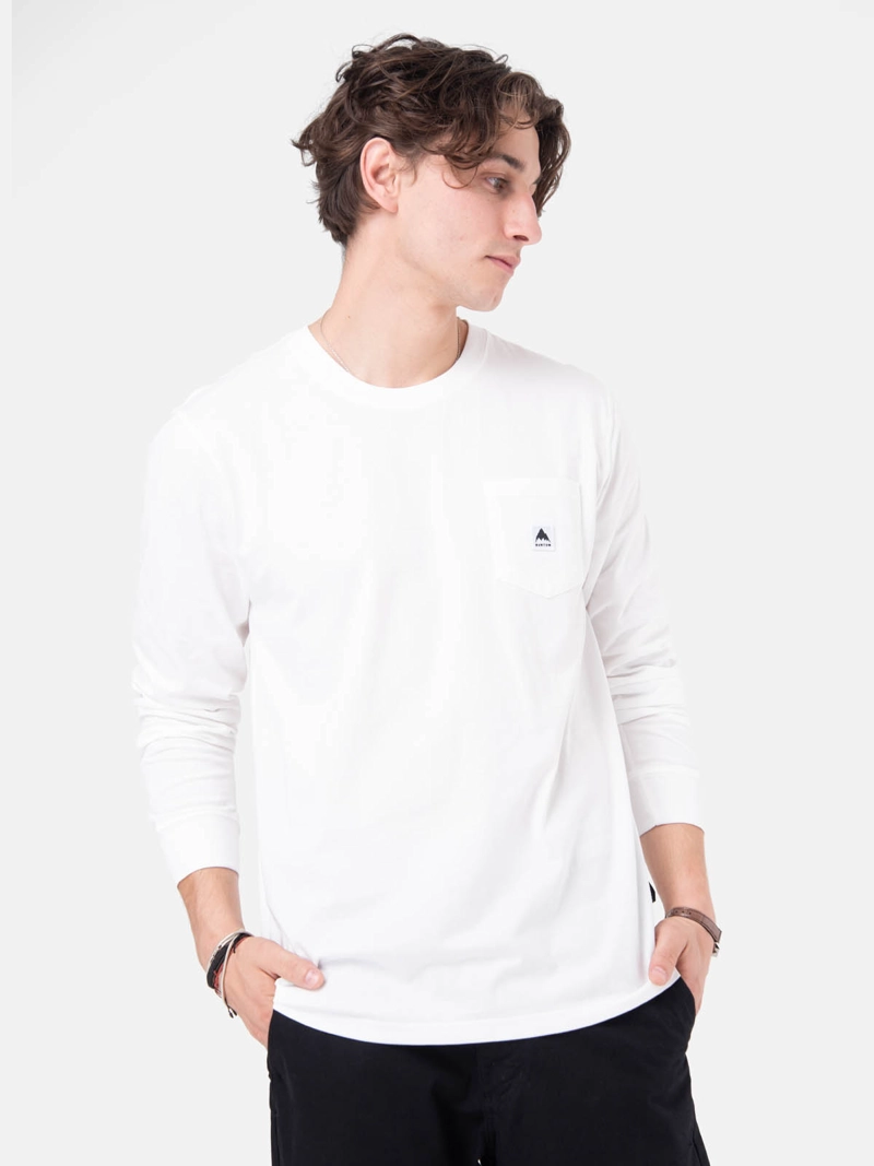 POLERA M/L HOMBRE COLFAX BLANCO  BURTON - 1