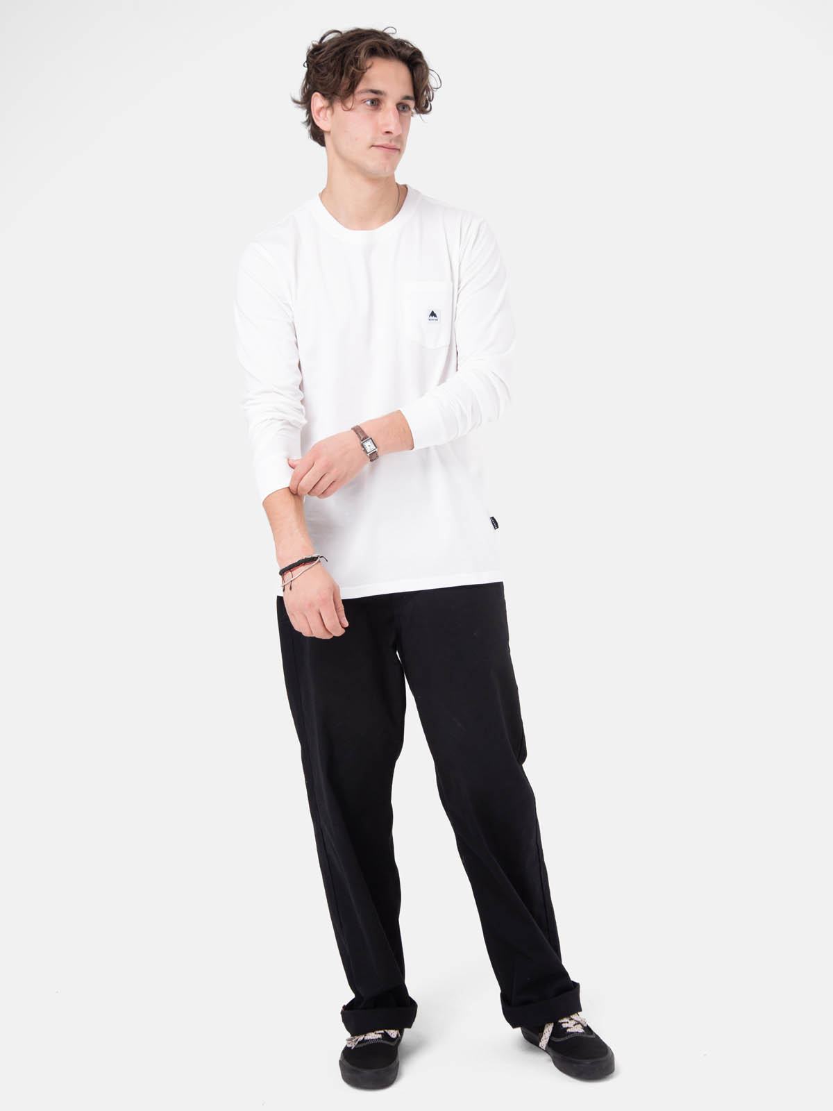 POLERA M/L HOMBRE COLFAX BLANCO  BURTON - 6
