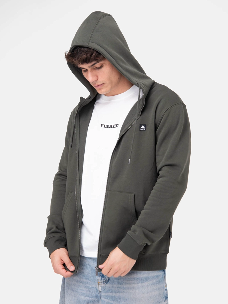 POLERON HOMBRE EMBLEM FULL ZIP VERDE  BURTON - 2
