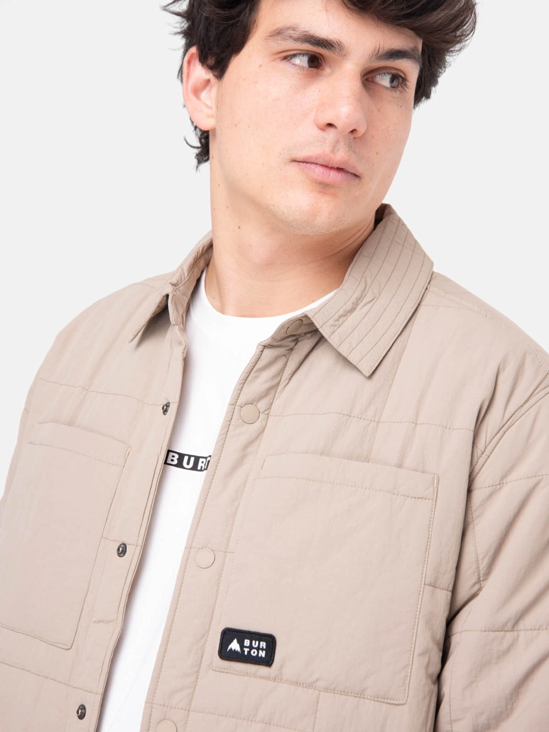 CHAQUETA HOMBRE QUILTED BEIGE  BURTON - 4