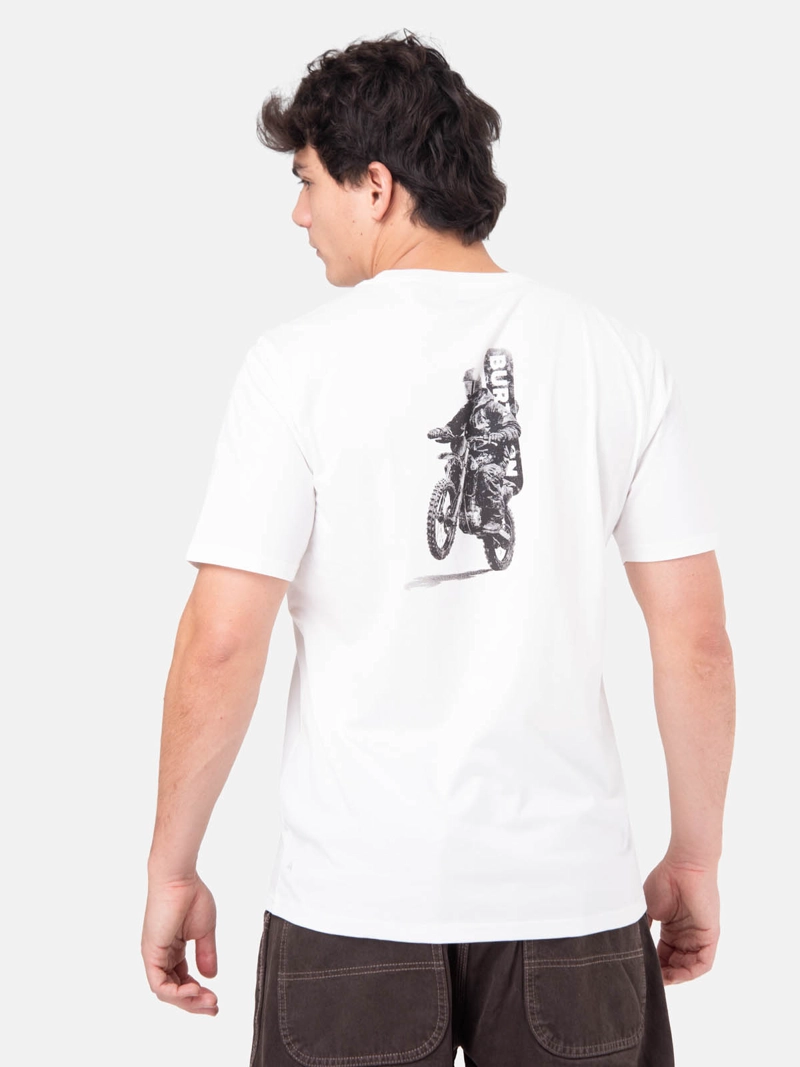 POLERA M/C HOMBRE OUTLOOK BLANCO  BURTON - 2