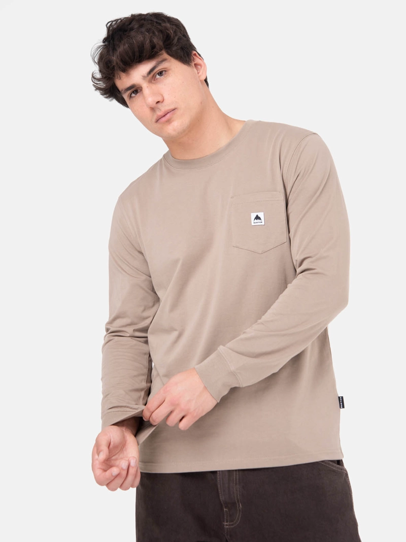 POLERA M/L HOMBRE COLFAX BEIGE  BURTON - 1