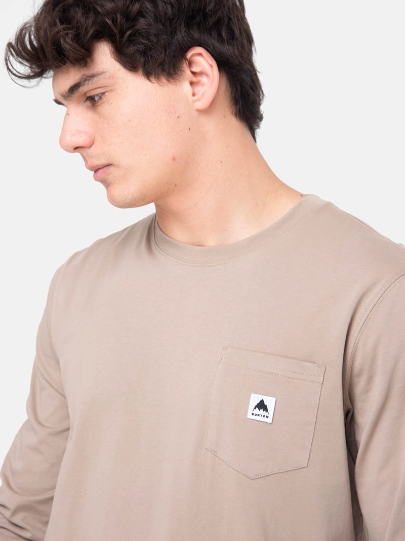 POLERA M/L HOMBRE COLFAX BEIGE  BURTON - 4