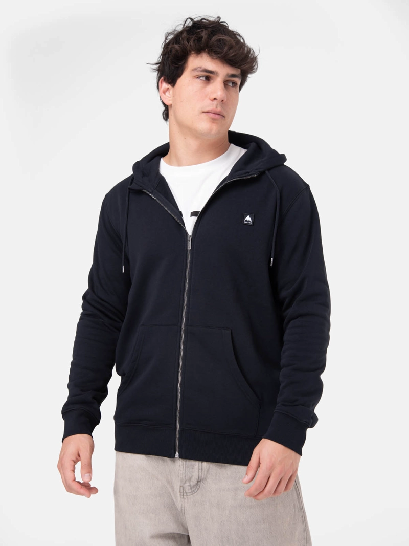 POLERON HOMBRE EMBLEM FULL ZIP GRIS OSCURO  BURTON - 2