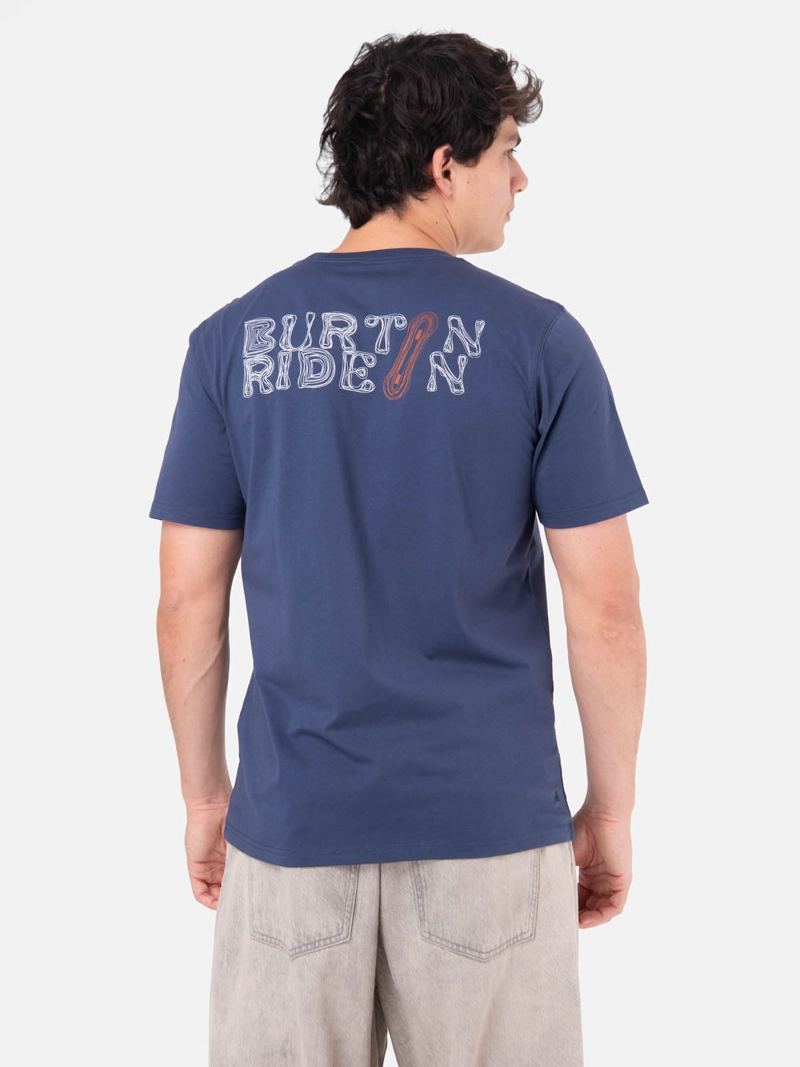 POLERA M/C HOMBRE DISRUPT AZUL  BURTON - 2