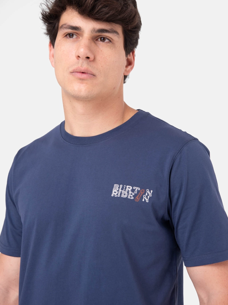POLERA M/C HOMBRE DISRUPT AZUL  BURTON - 4