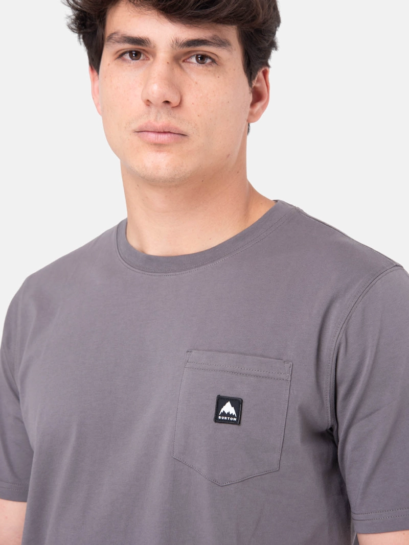 POLERA M/C HOMBRE COLFAX GRIS  BURTON - 4