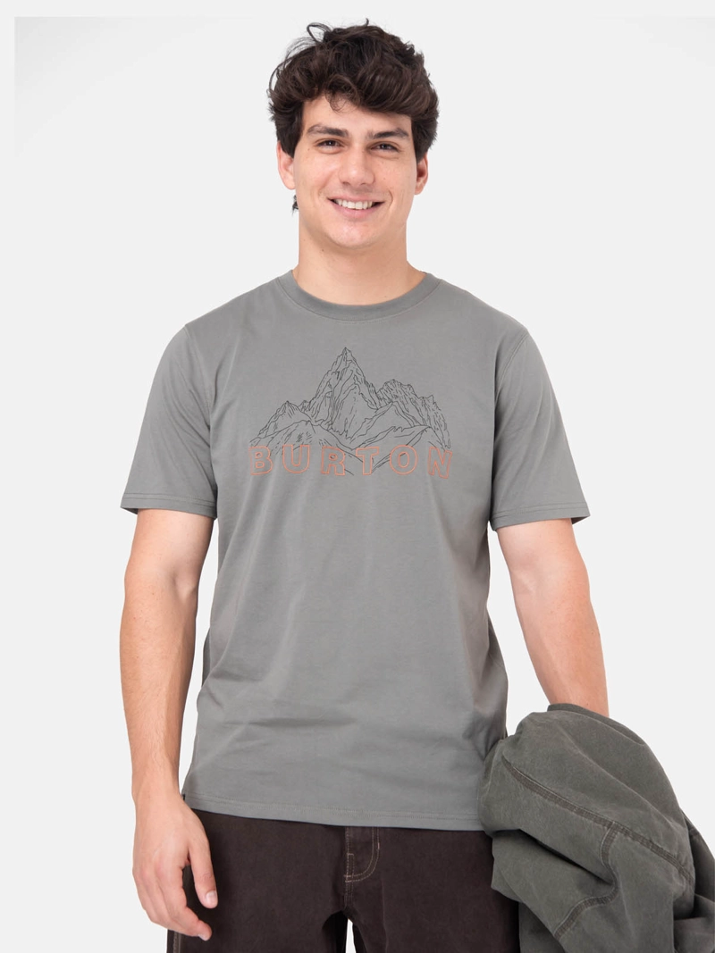 POLERA M/C HOMBRE MOUNTAIN STAMP VERDE  BURTON - 1