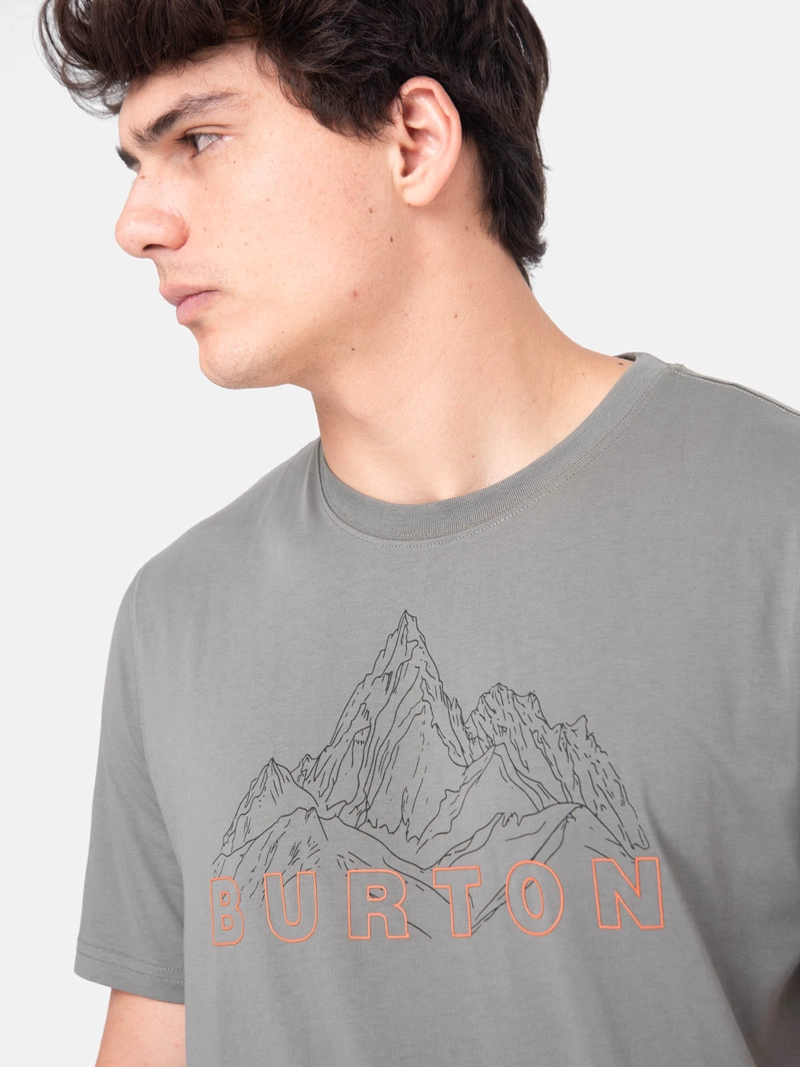 POLERA M/C HOMBRE MOUNTAIN STAMP VERDE  BURTON - 4