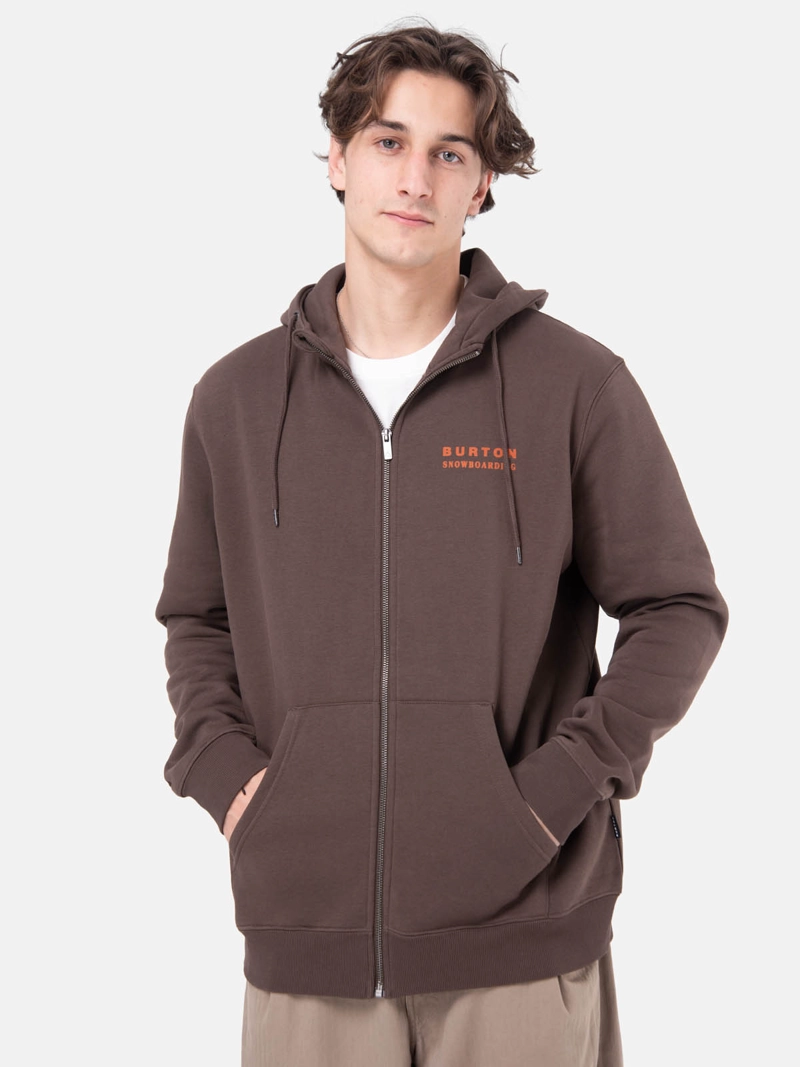 POLERON HOMBRE LANDMARK FULL ZIP CAFE   BURTON - 1