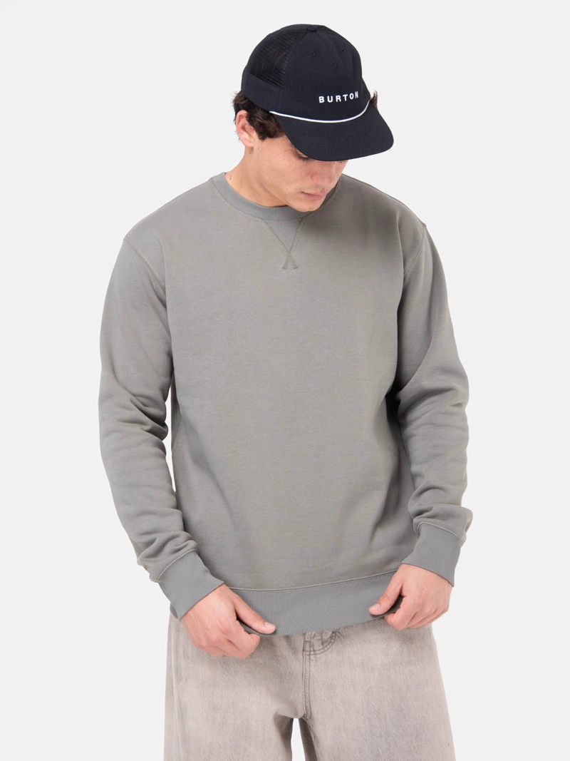 POLERON HOMBRE BASIC CREW VERDE  BURTON - 1