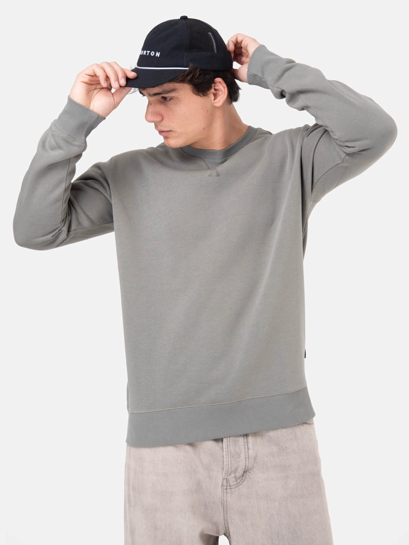 POLERON HOMBRE BASIC CREW VERDE  BURTON - 2