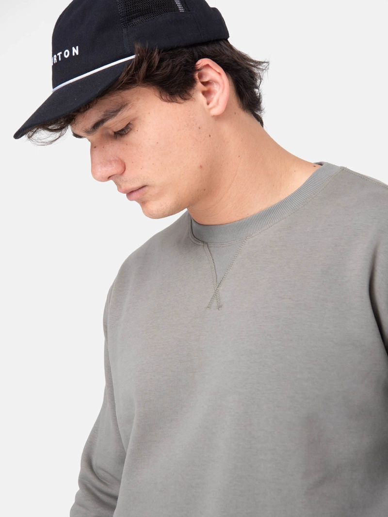 POLERON HOMBRE BASIC CREW VERDE  BURTON - 5