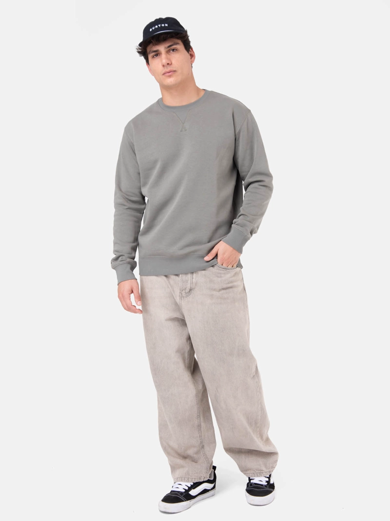 POLERON HOMBRE BASIC CREW VERDE  BURTON - 7