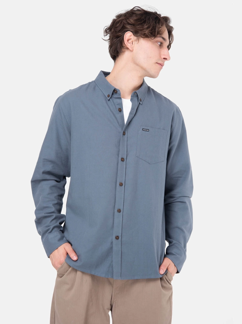 CAMISA HOMBRE MANGA LARGA GRIS  BURTON - 2