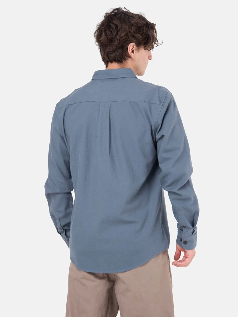 CAMISA HOMBRE MANGA LARGA GRIS  BURTON - 5