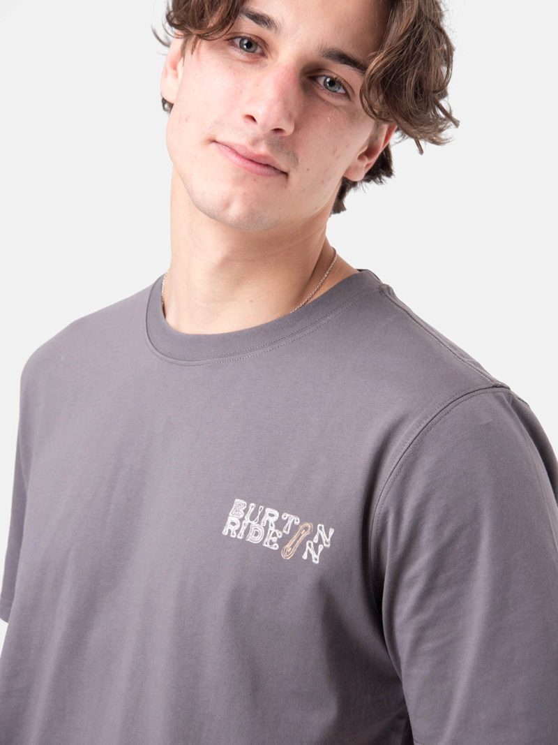 POLERA M/C HOMBRE DISRUPT GRIS  BURTON - 4