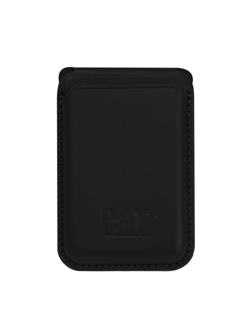 BILLETERA CUERO UNISEX MOROCCO MAGSAFE WALL NEGRO CAT - 1