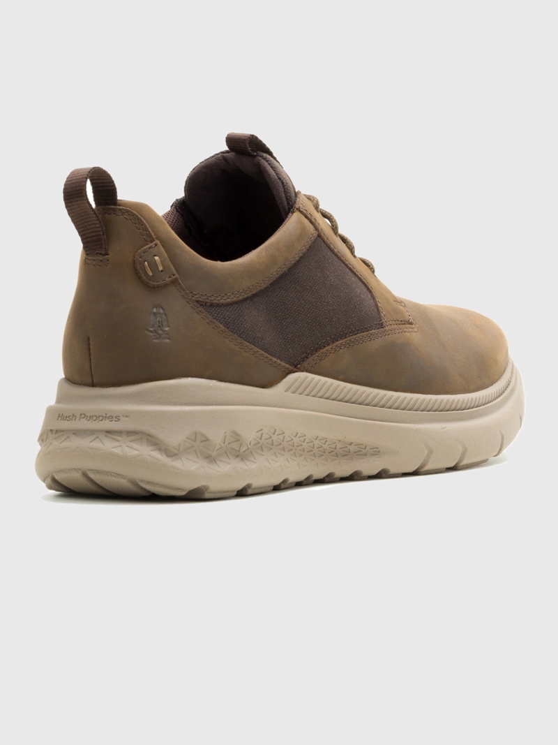 ZAPATILLA CUERO HOMBRE LACEUP CAFE  HUSH PUPPIES - 4