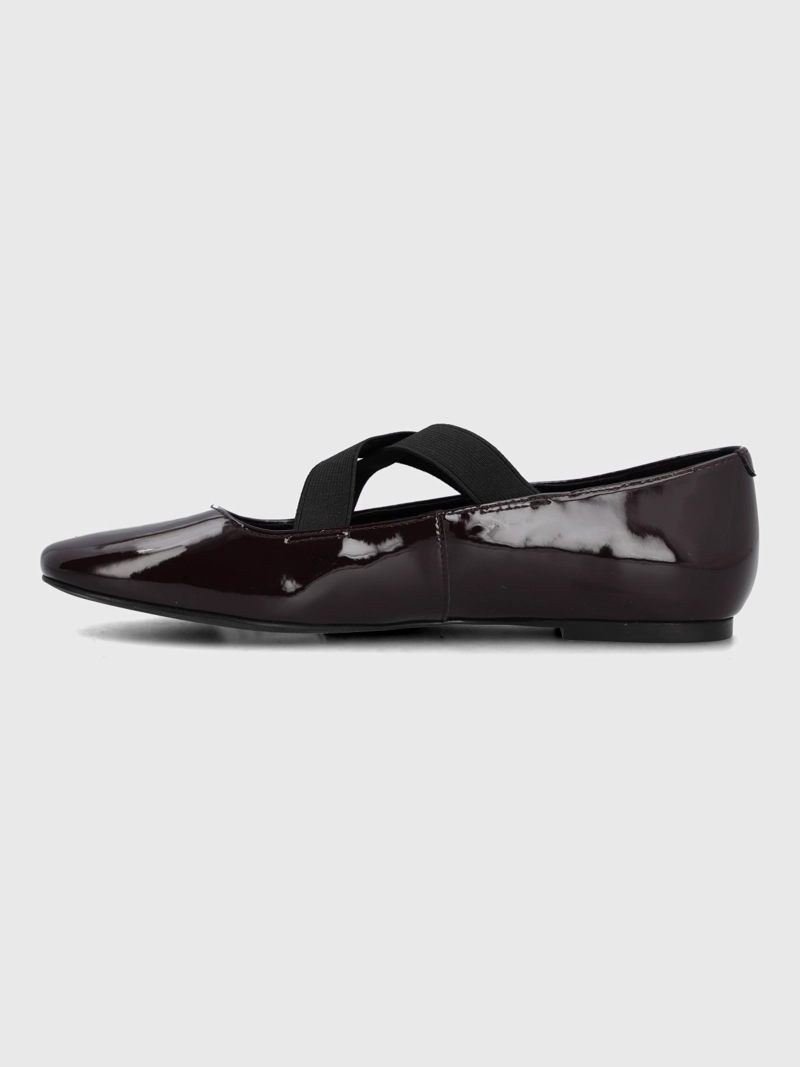 BALLERINA CUERO MUJER LAVING ROJO HUSH PUPPIES - 5
