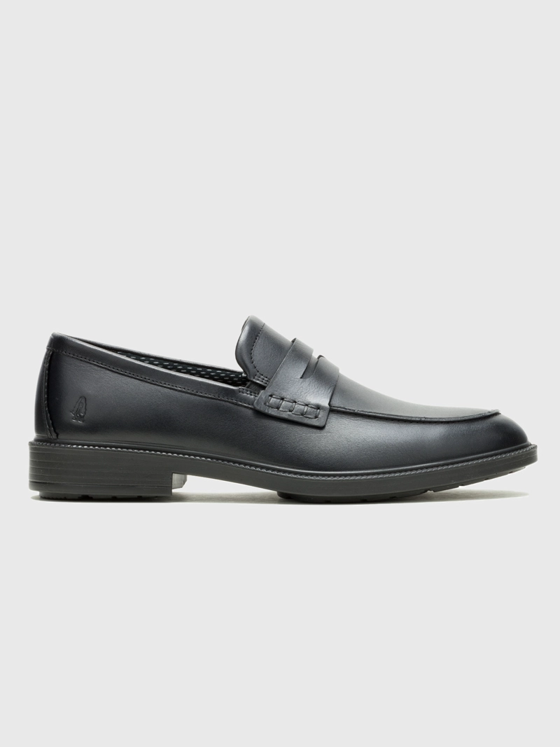 MOCASIN CUERO HOMBRE BANKER PENNY NEGRO HUSH PUPPIES - 2