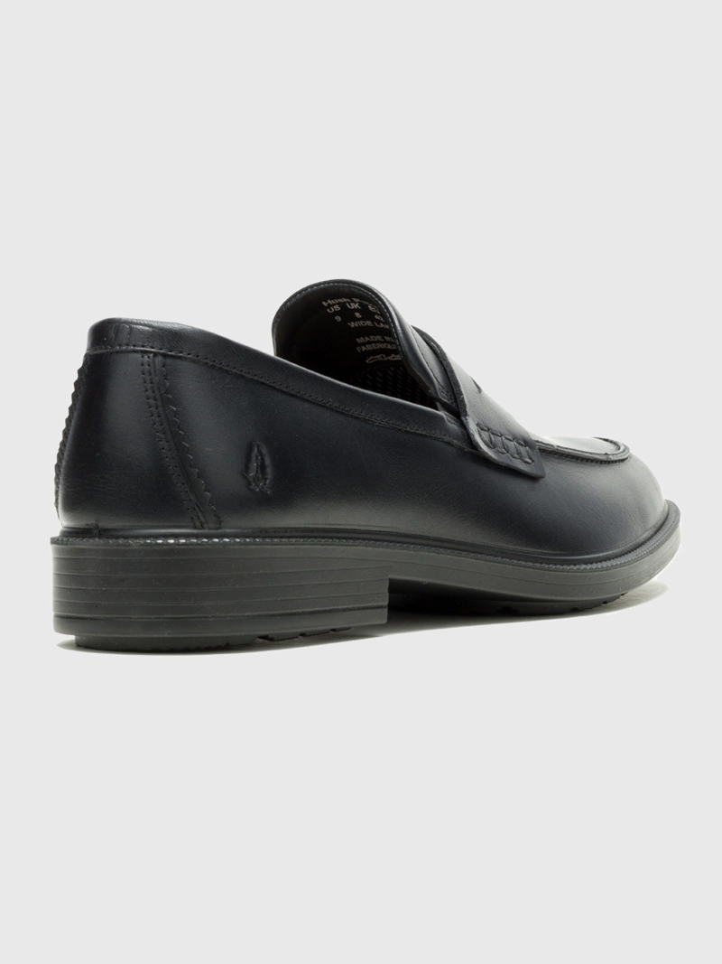 MOCASIN CUERO HOMBRE BANKER PENNY NEGRO HUSH PUPPIES - 4